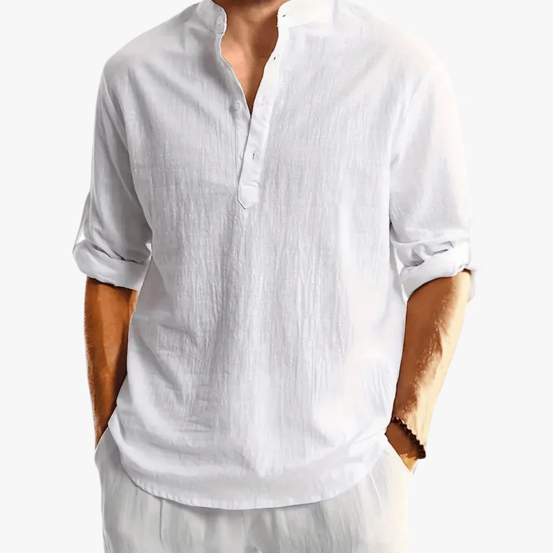 Joachim | Lightweight Linen Shirt for Men – Breathable Summer Beach Style - Image 4