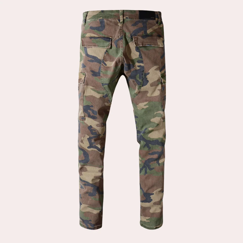 Joaquín® | Camouflage ripped jeans for men - Image 2