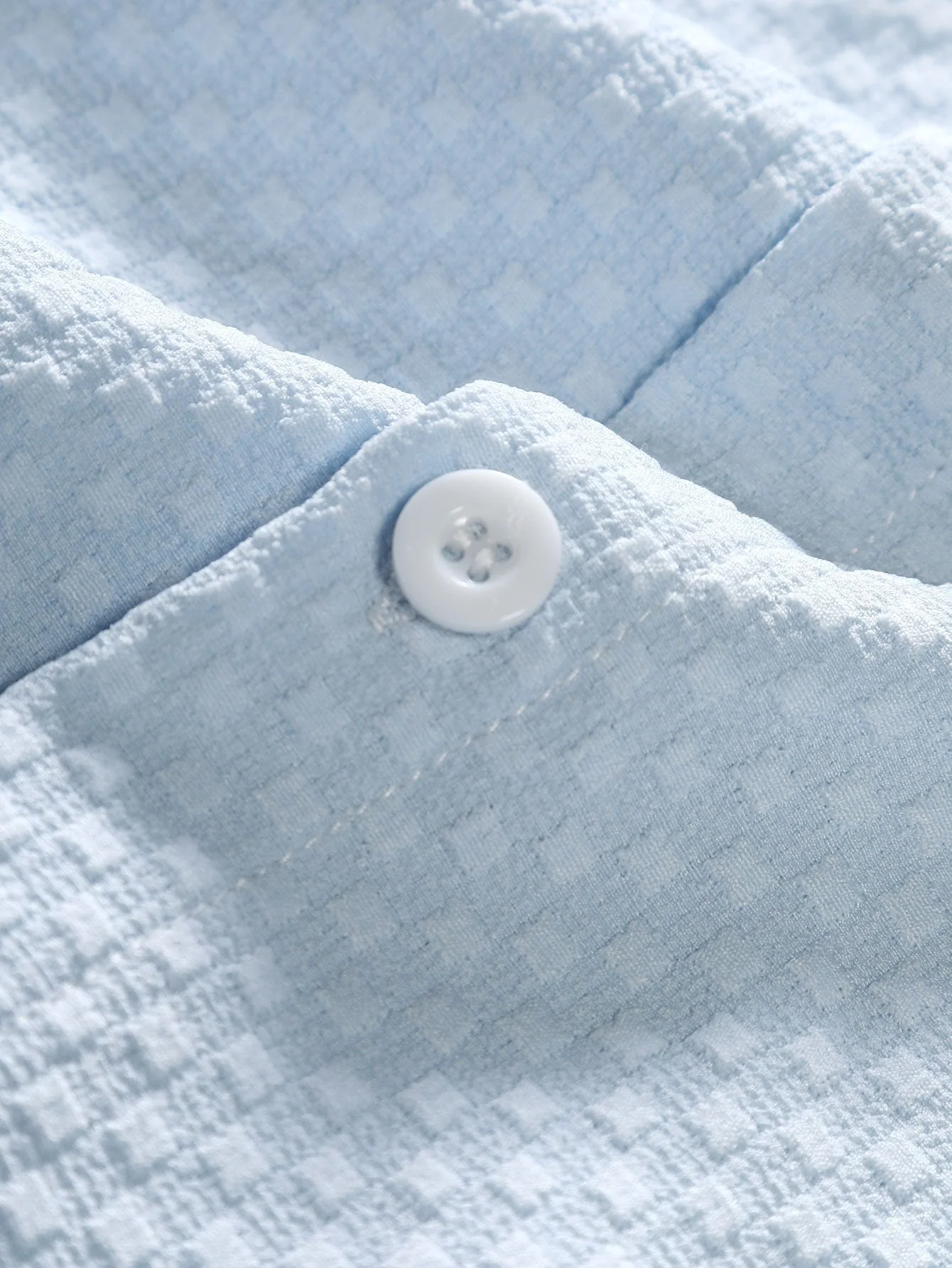 Joaquín® | Checkerboard Jacquard Button Up Shirt - Image 7