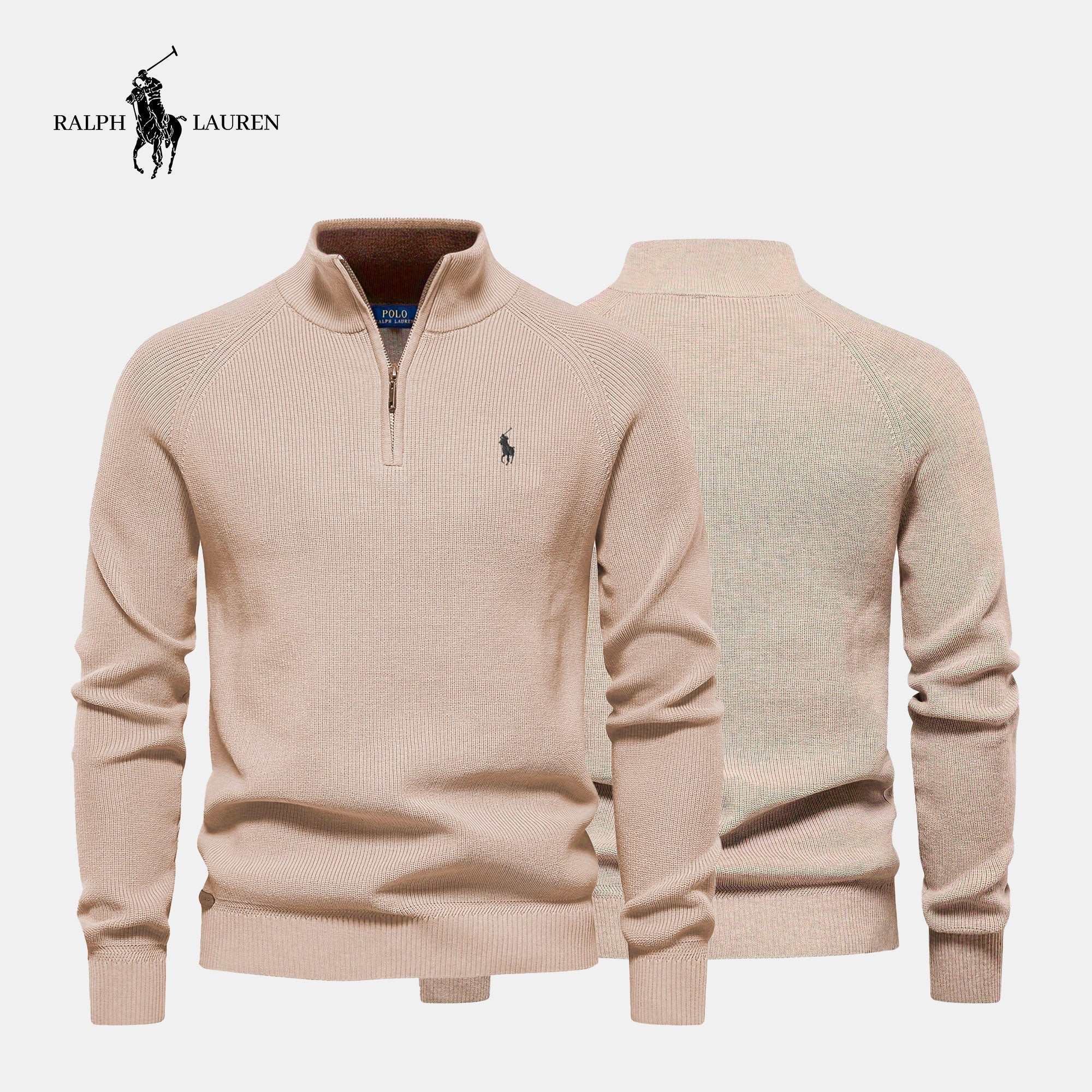 Joaquín® | R&L Zipped Neck Sweater - Image 2