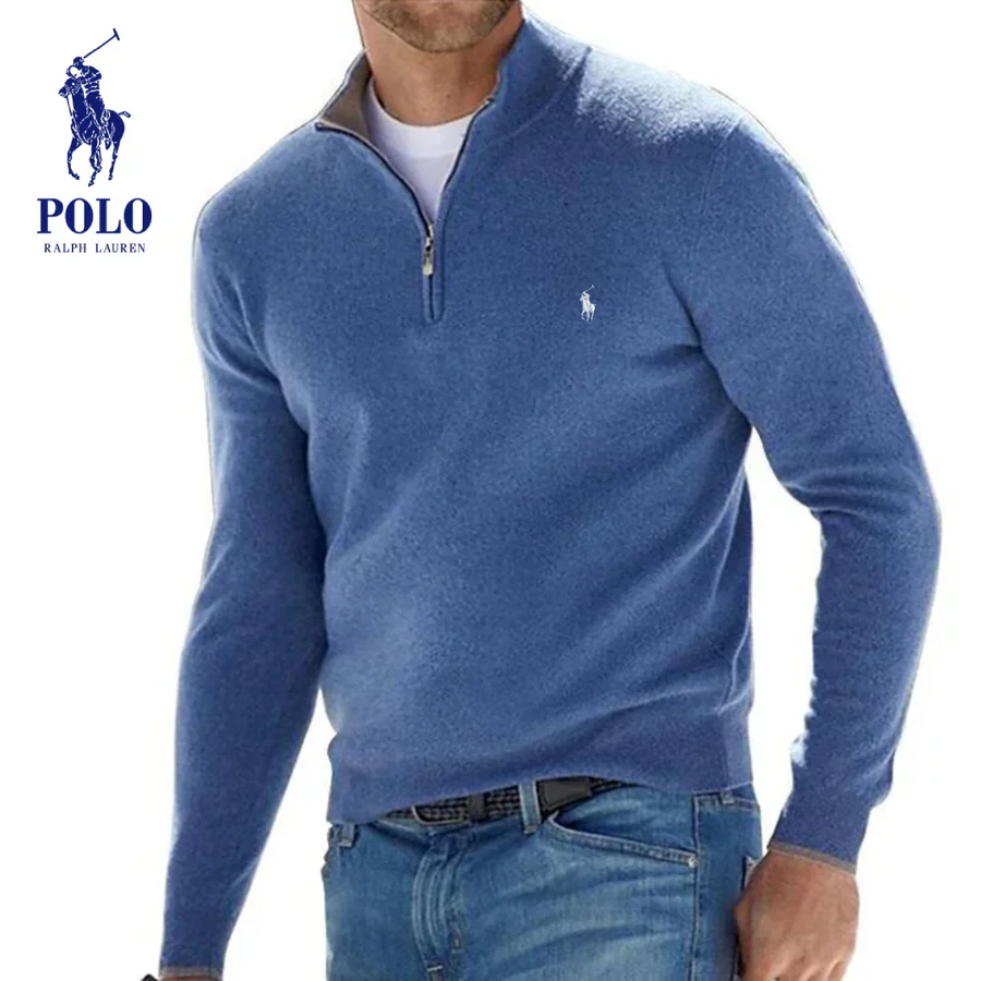 Joaquín® | R&L Zipped Neck Sweater - Image 3