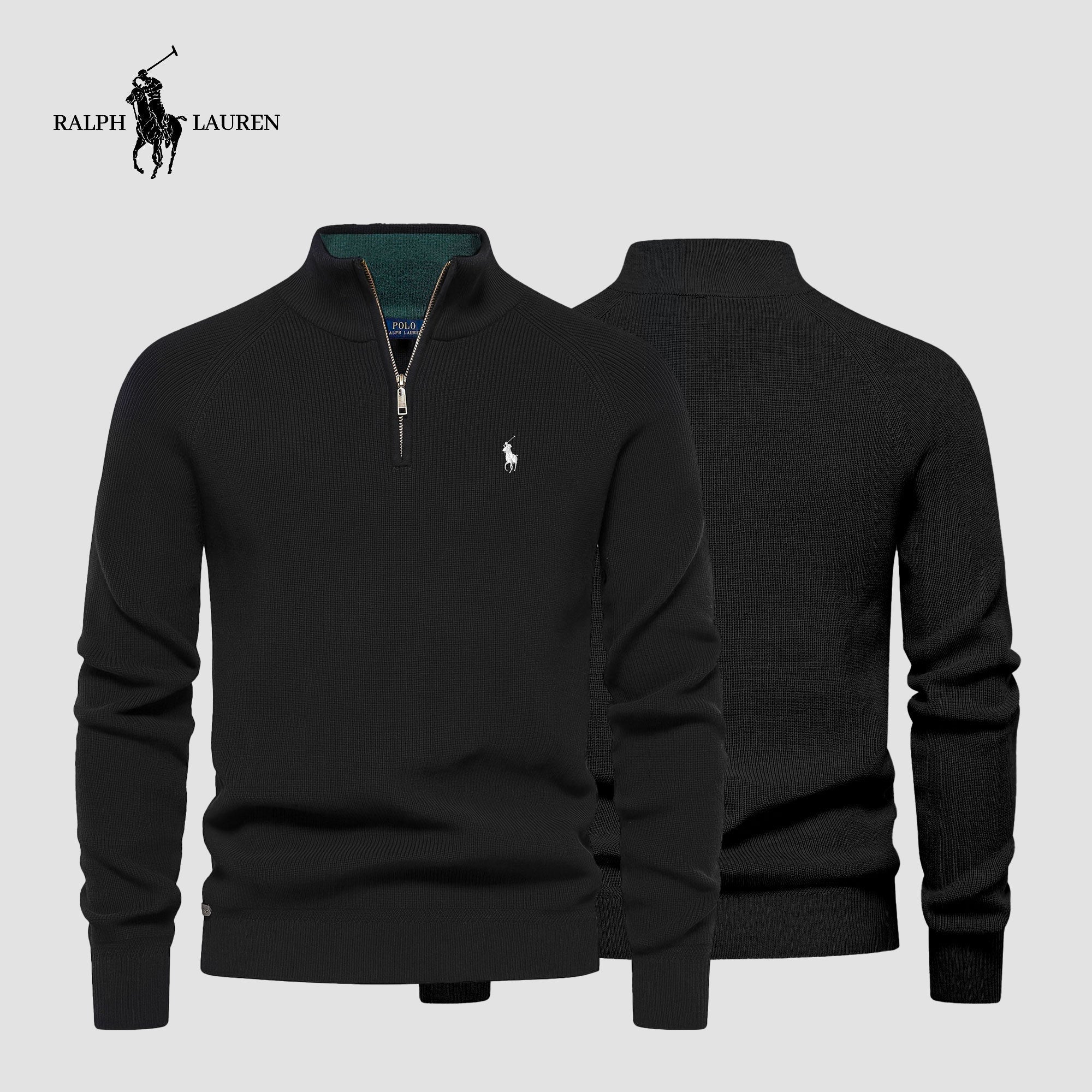Joaquín® | R&L Zipped Neck Sweater - Image 4