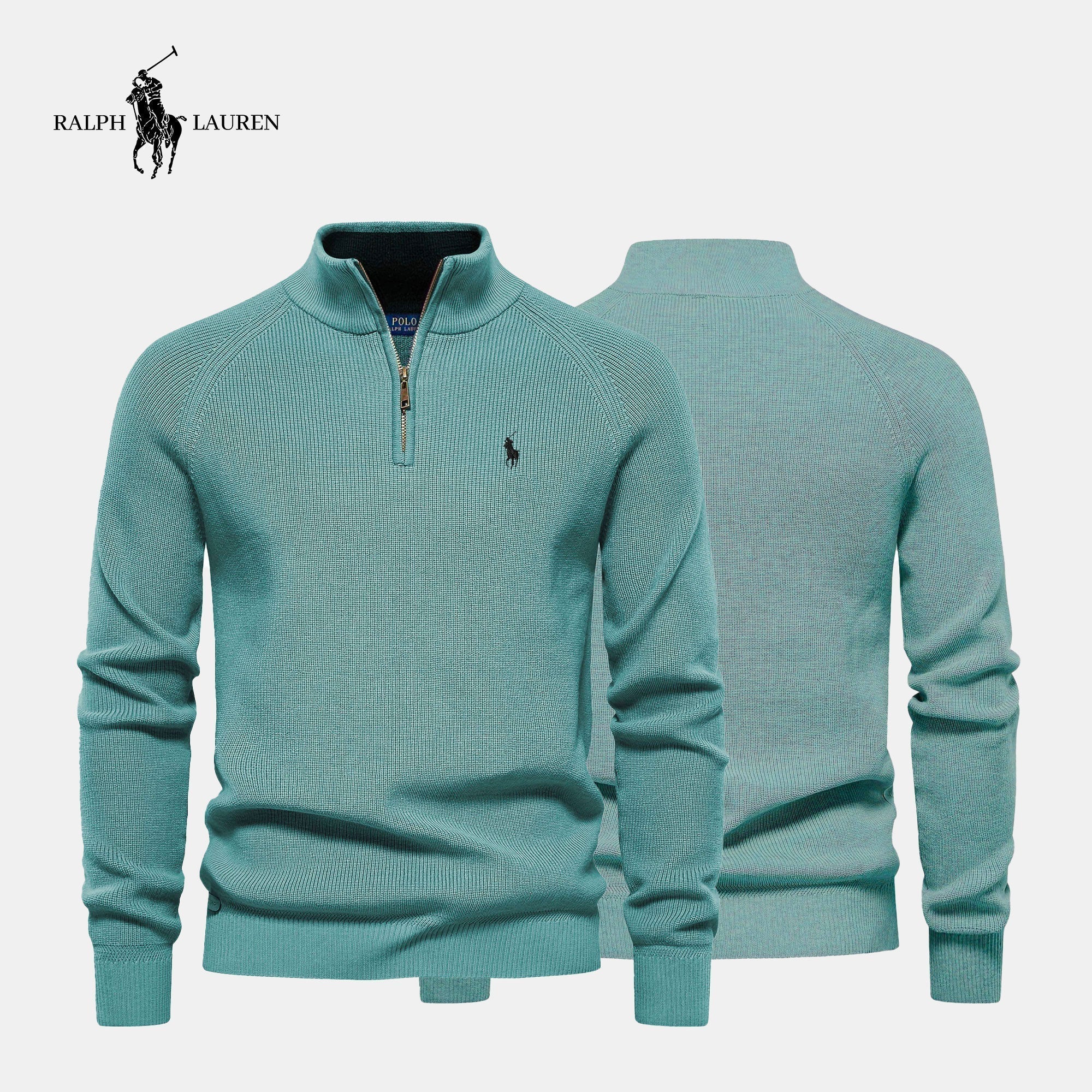 Joaquín® | R&L Zipped Neck Sweater - Image 7