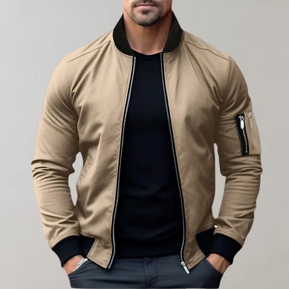 Joaus | – Lightweight bomber jacket with zip closure - Image 5