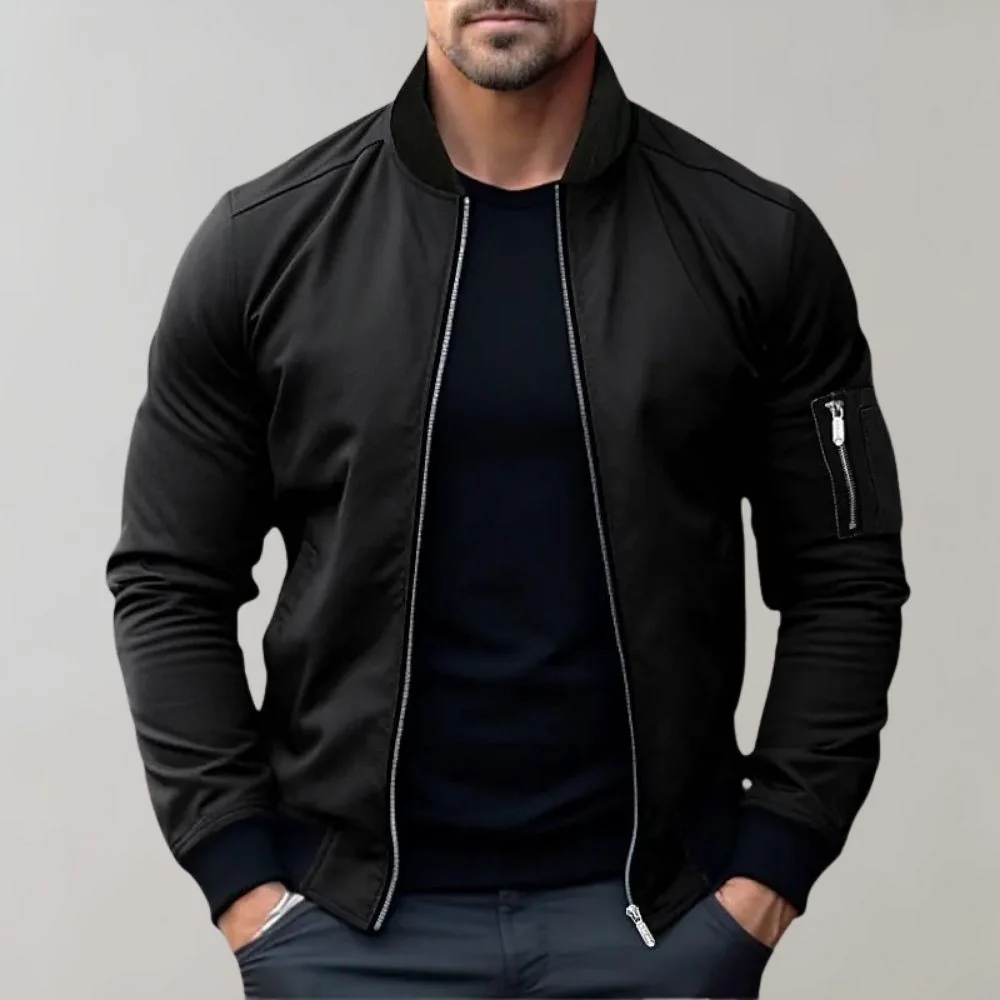 Joaus | – Lightweight bomber jacket with zip closure - Image 6