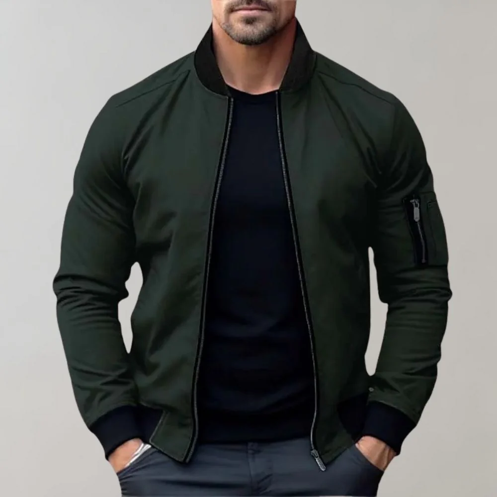 Joaus | – Lightweight bomber jacket with zip closure - Image 7