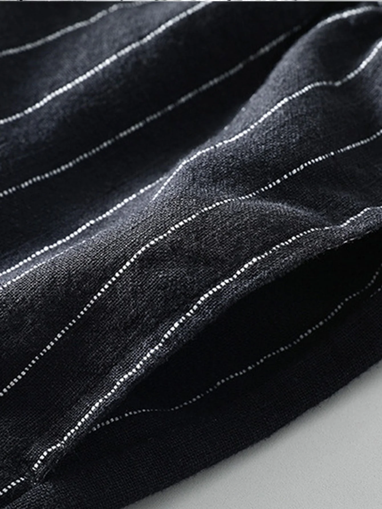 JobĀ® | Linen Cotton Blend Drawstring Striped Shorts - Image 11