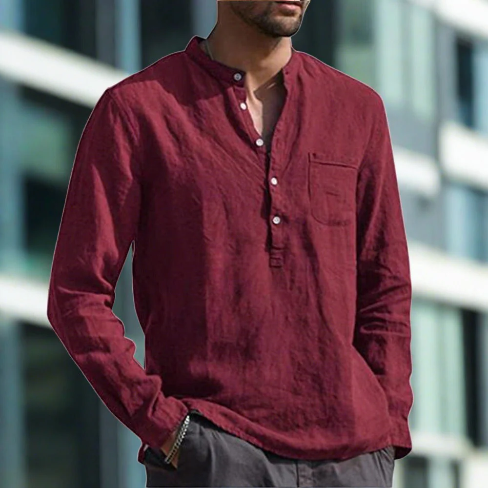 Jocelyn® | Beautiful Linen Shirt With Breast Pocket - Image 11