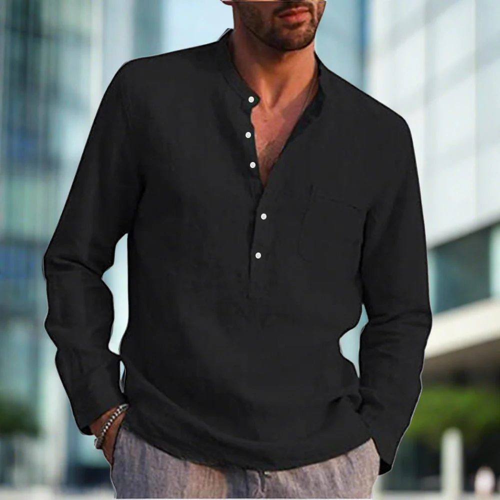 Jocelyn® | Beautiful Linen Shirt With Breast Pocket - Image 12