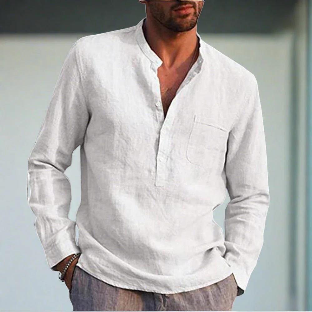 Jocelyn® | Beautiful Linen Shirt With Breast Pocket - Image 13