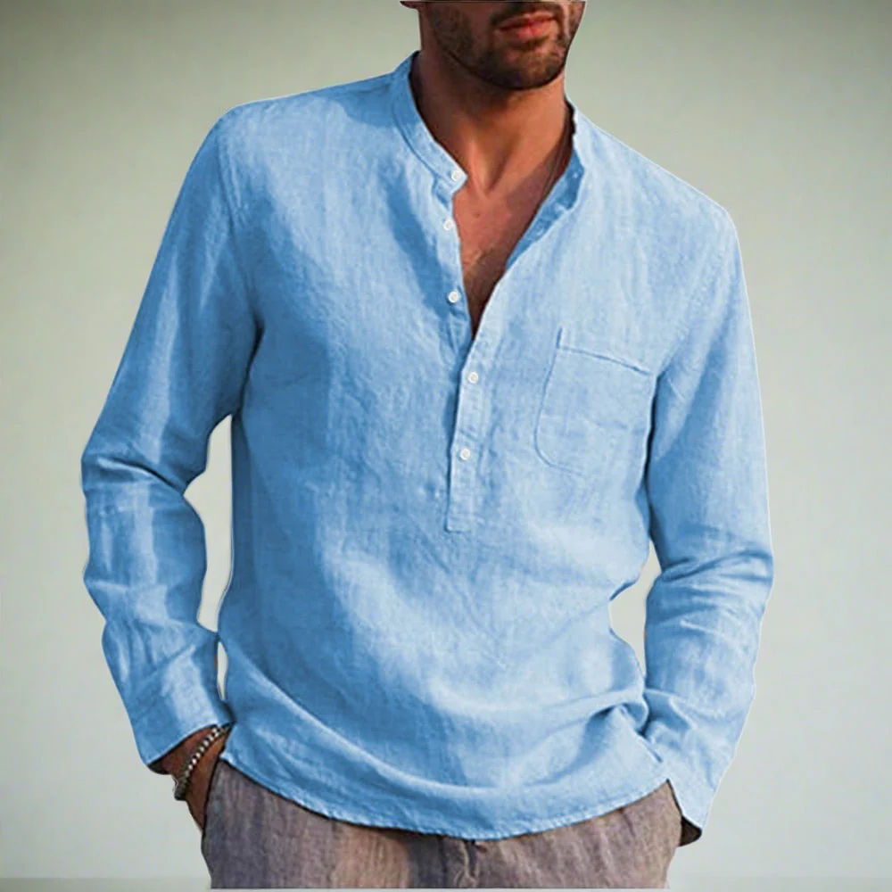 Jocelyn® | Beautiful Linen Shirt With Breast Pocket - Image 14