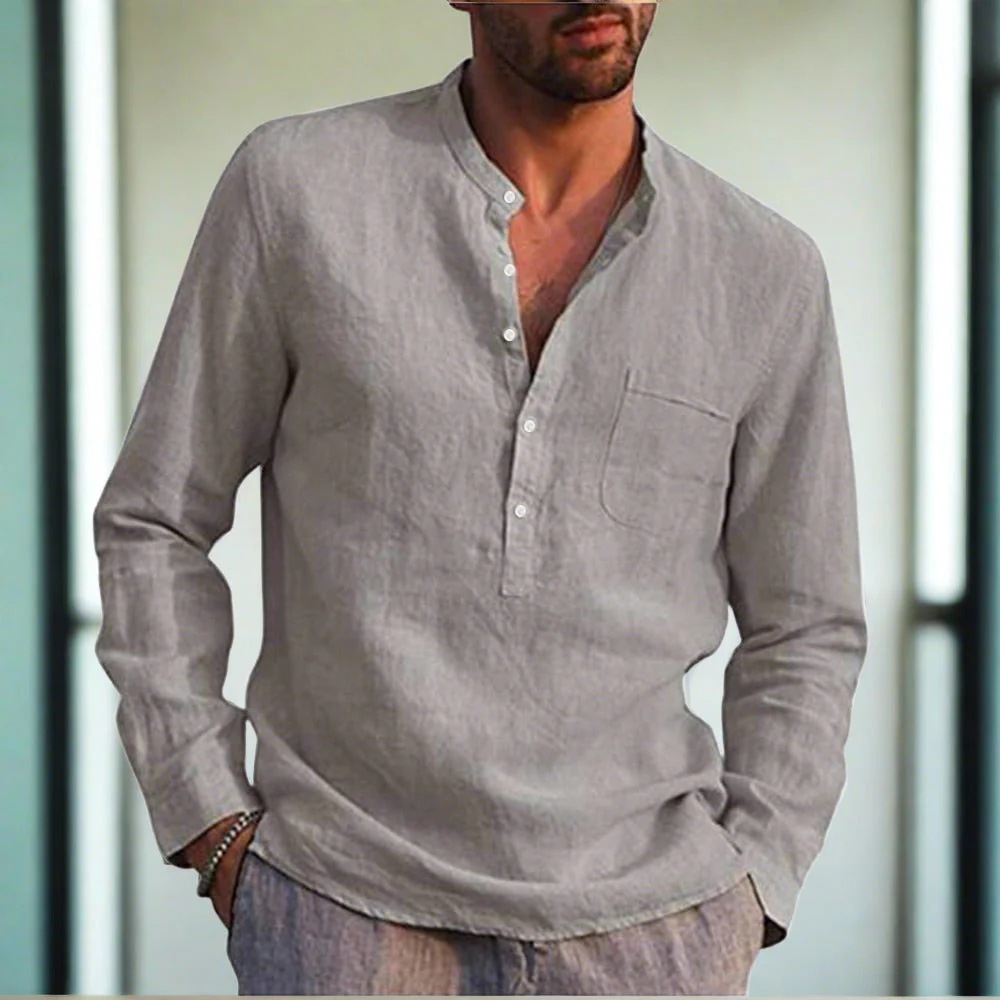 Jocelyn® | Beautiful Linen Shirt With Breast Pocket - Image 15