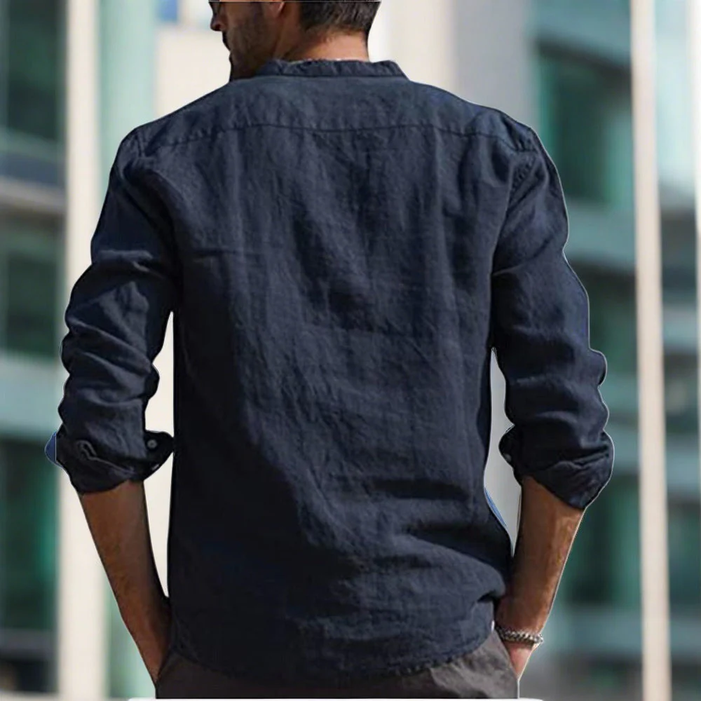 Jocelyn® | Beautiful Linen Shirt With Breast Pocket - Image 3