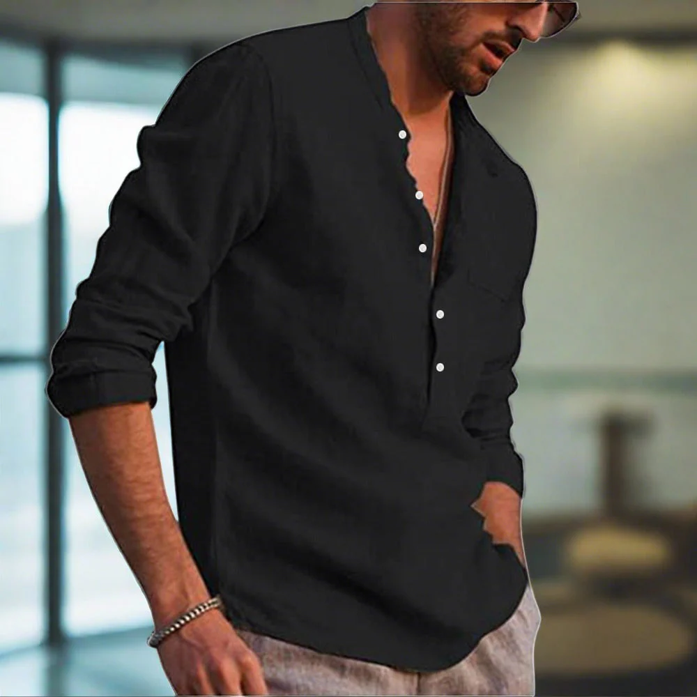 Jocelyn® | Beautiful Linen Shirt With Breast Pocket - Image 4