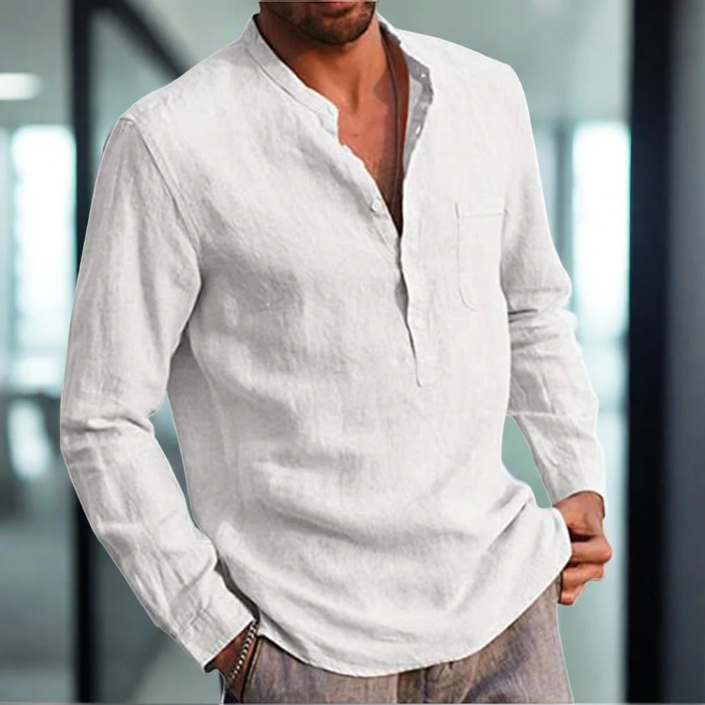 Jocelyn® | Beautiful Linen Shirt With Breast Pocket - Image 5