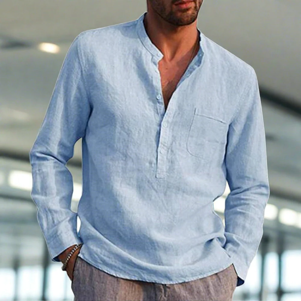 Jocelyn® | Beautiful Linen Shirt With Breast Pocket - Image 6