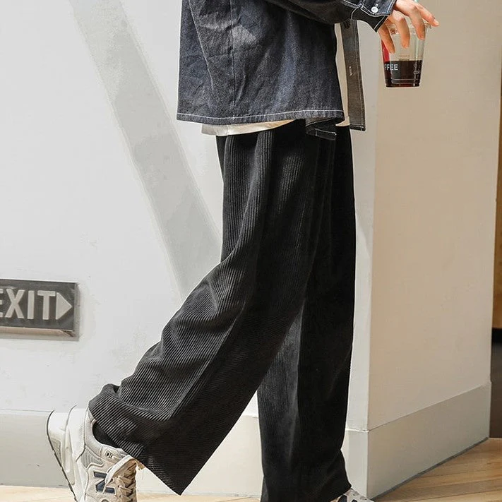 Jodan® | Casual Corduroy Trousers, Wide Trousers - Image 2