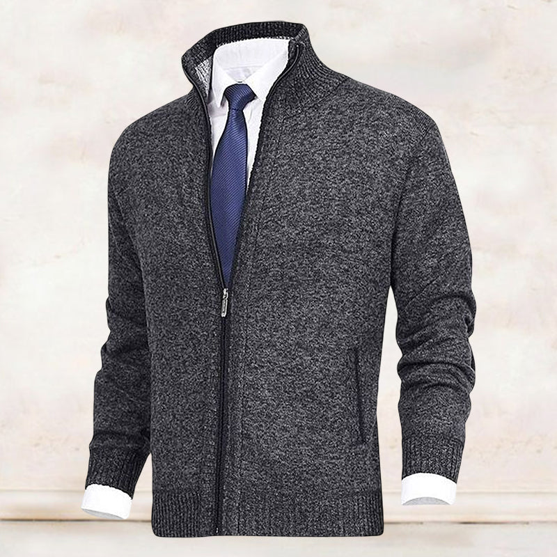 Jody® | Men'S Fashion Solid Color Stand-Up Collar Cardigan - Image 16