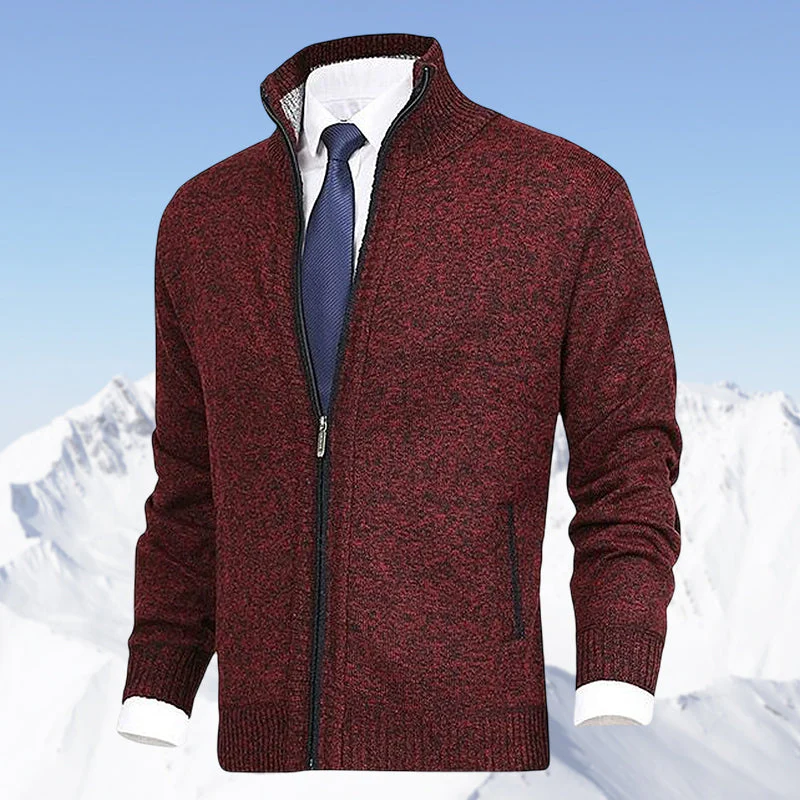 Jody® | Men'S Fashion Solid Color Stand-Up Collar Cardigan - Image 5