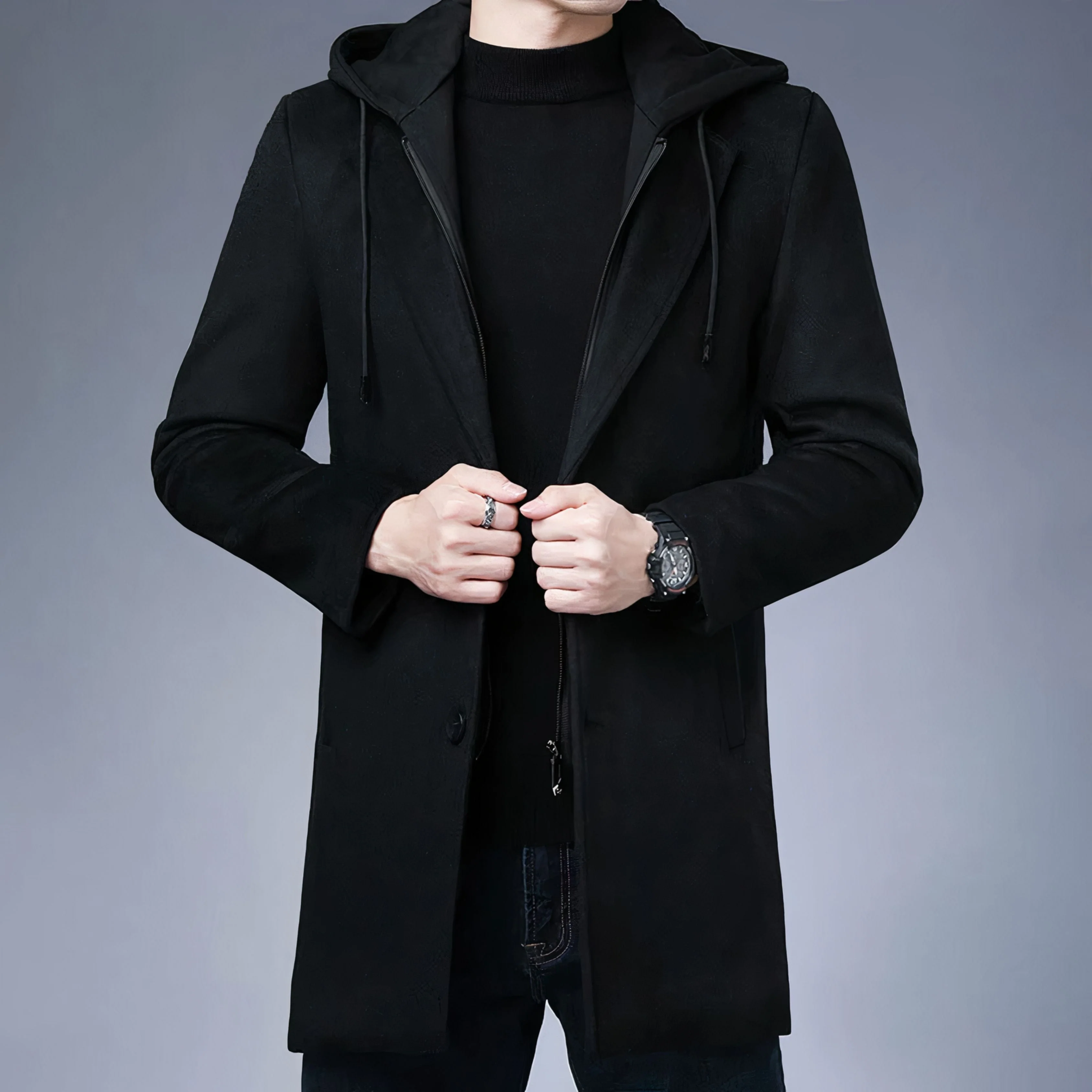 Joe® | Men's coat with hood and button-down - Image 10