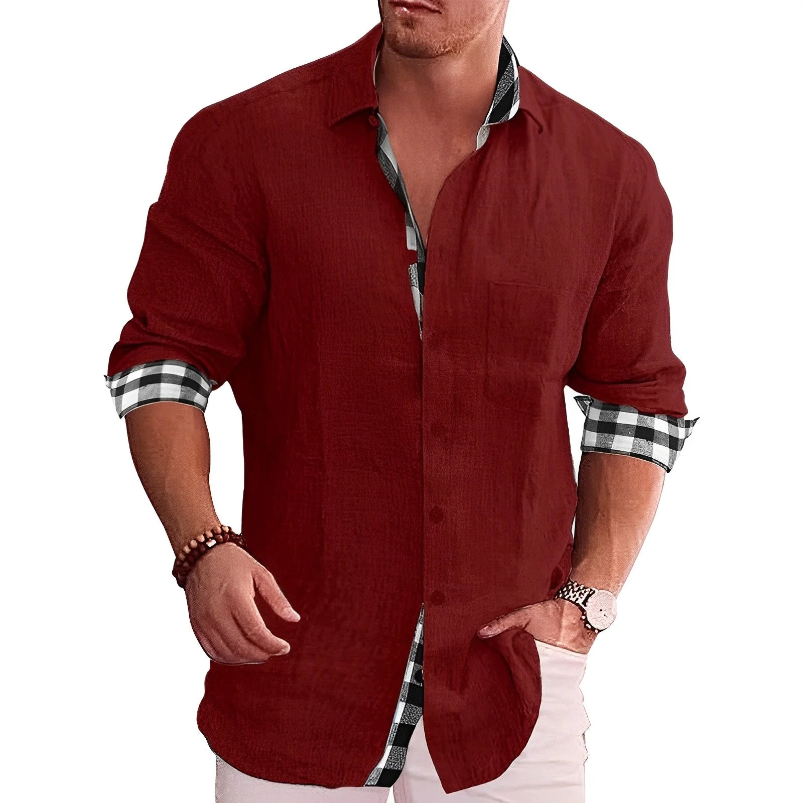 Joel® | Shirts With Checked Lining In A Casual Style - Image 4
