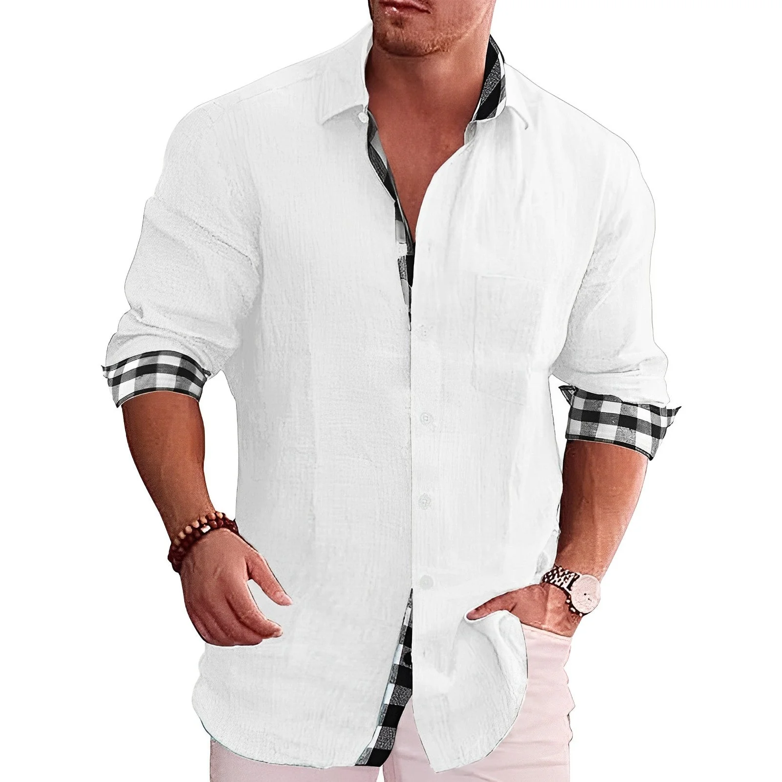 Joel® | Shirts With Checked Lining In A Casual Style - Image 5