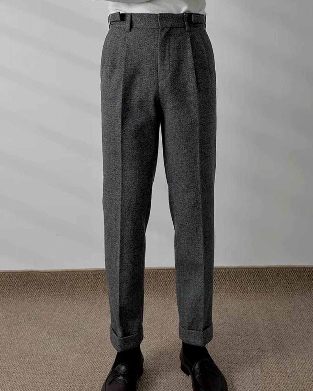 Joel® | Textured Pleated Trousers - Image 8