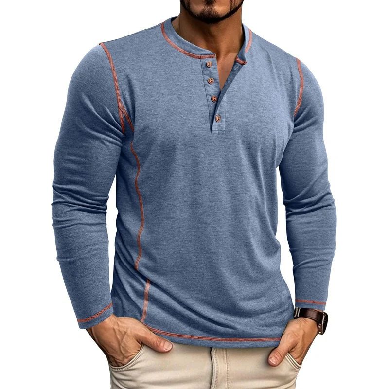 Johan® | Long-Sleeve Henley - Image 12