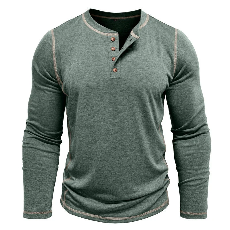 Johan® | Long-Sleeve Henley - Image 13