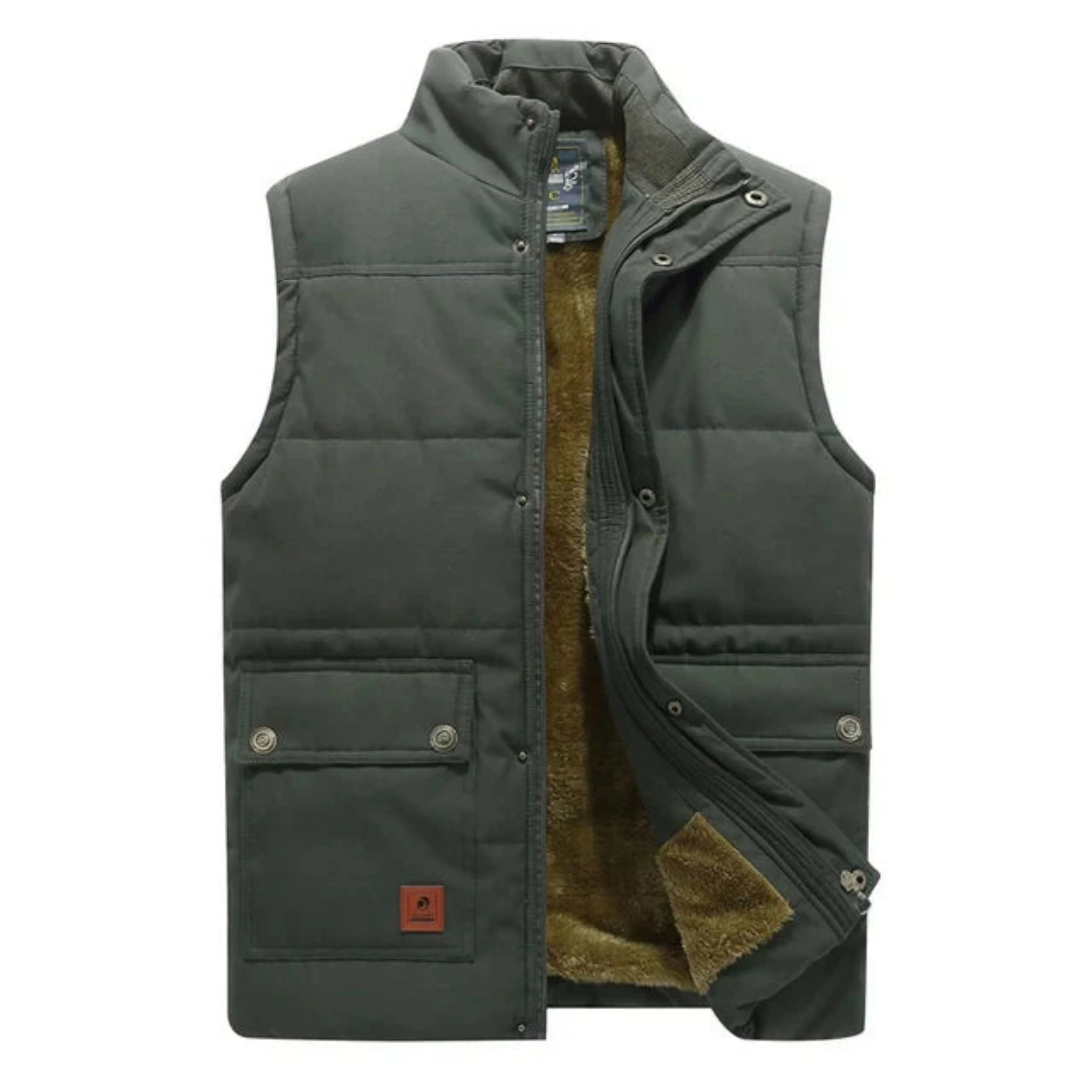 John® | Warm men's vest with zip - Image 3