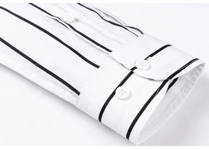 John | Elegant Striped Cotton Shirt - Image 18