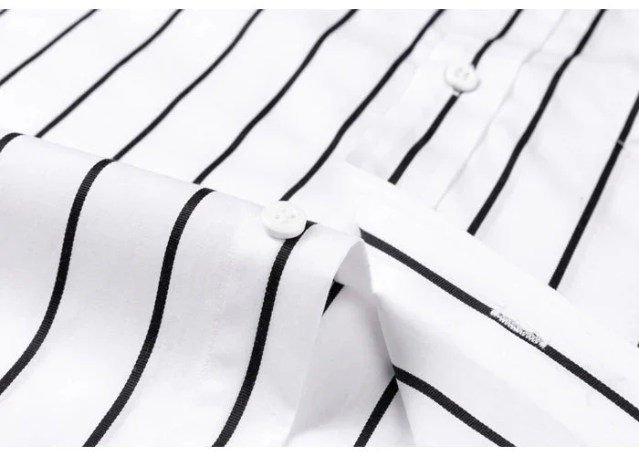 John | Elegant Striped Cotton Shirt - Image 19