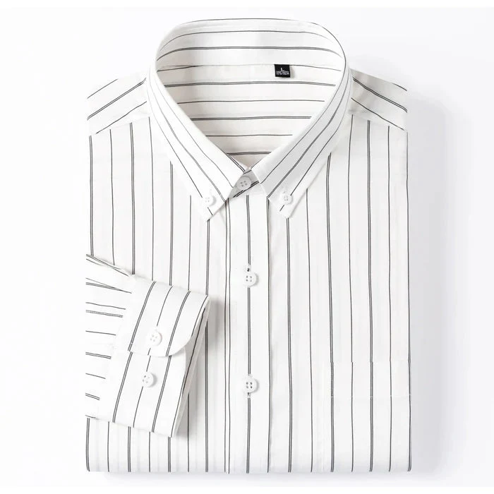 John | Elegant Striped Cotton Shirt - Image 6