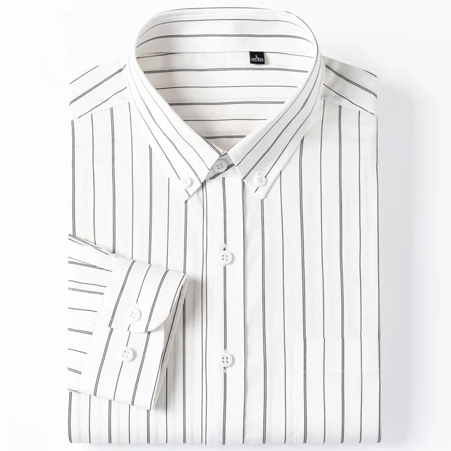 John | Elegant Striped Cotton Shirt - Image 8