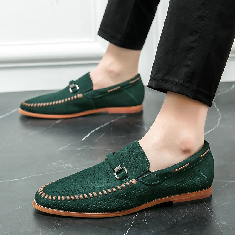 John | Firenze Suede Loafers - Image 18