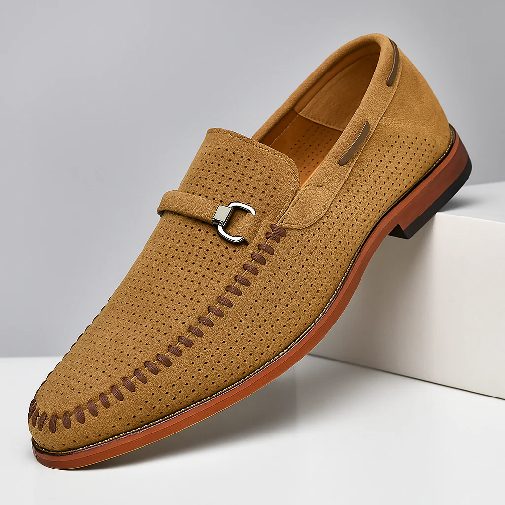 John | Firenze Suede Loafers - Image 2