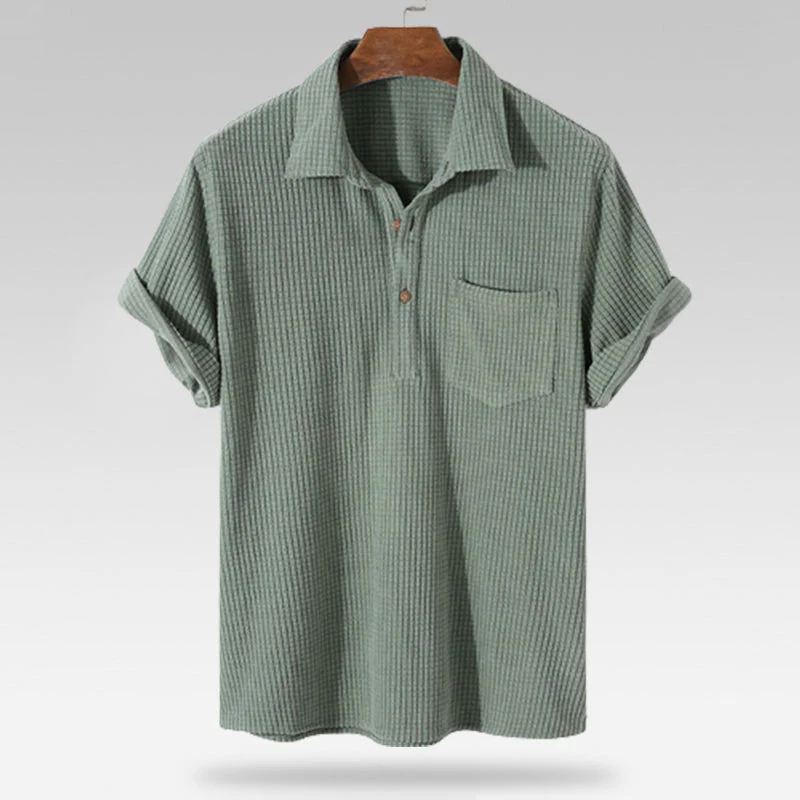 Johnnie® | Men'S Casual Loose Checkered Short-Sleeved T-Shirt - Image 3