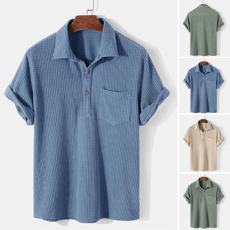 Johnnie® | Men'S Casual Loose Checkered Short-Sleeved T-Shirt - Image 6