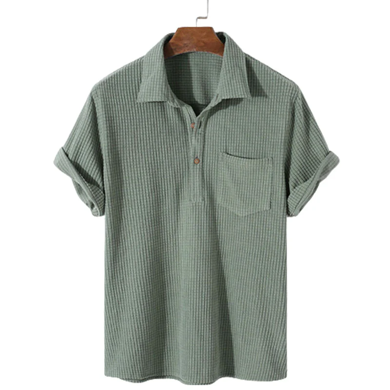 Johnnie® | Men'S Casual Loose Checkered Short-Sleeved T-Shirt - Image 8