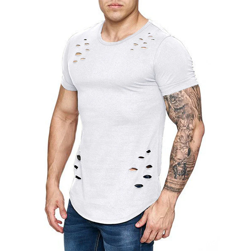 Jolyon® | Men'S Slim Solid Color Crew Neck T-Shirt - Image 13