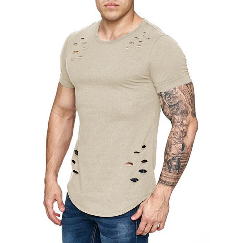 Jolyon® | Men'S Slim Solid Color Crew Neck T-Shirt - Image 14