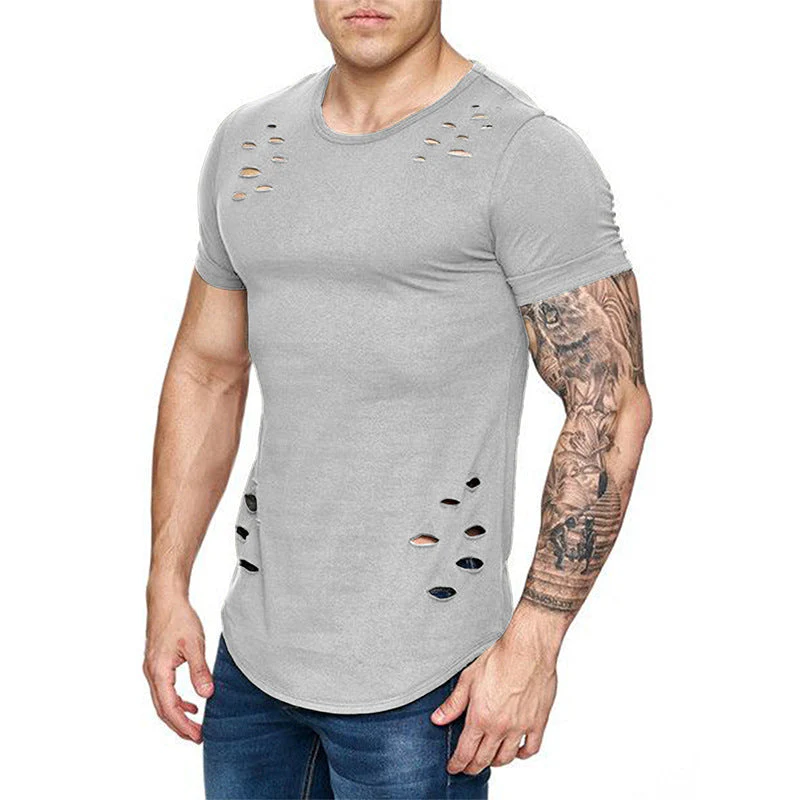 Jolyon® | Men'S Slim Solid Color Crew Neck T-Shirt - Image 15