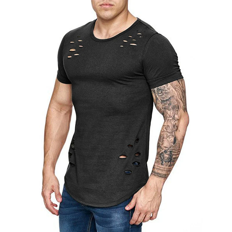 Jolyon® | Men'S Slim Solid Color Crew Neck T-Shirt - Image 16