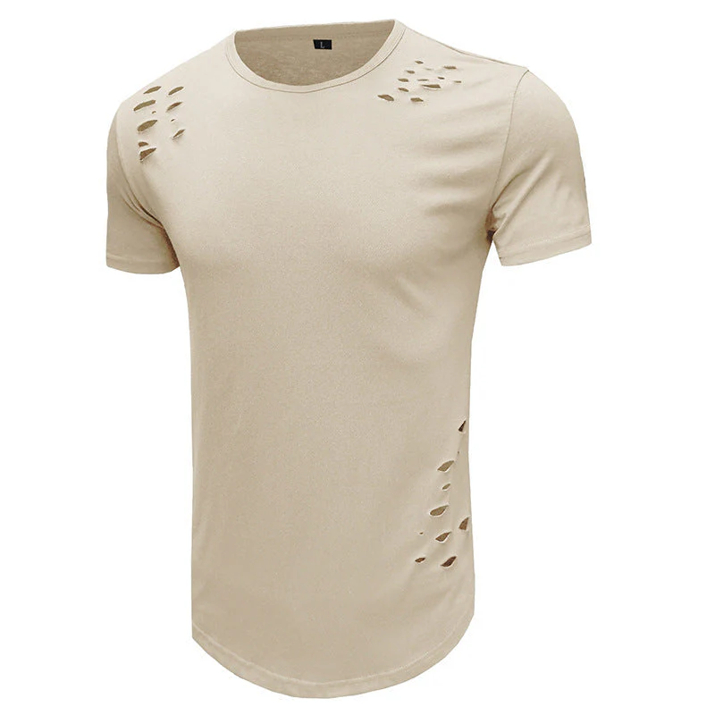 Jolyon® | Men'S Slim Solid Color Crew Neck T-Shirt - Image 8