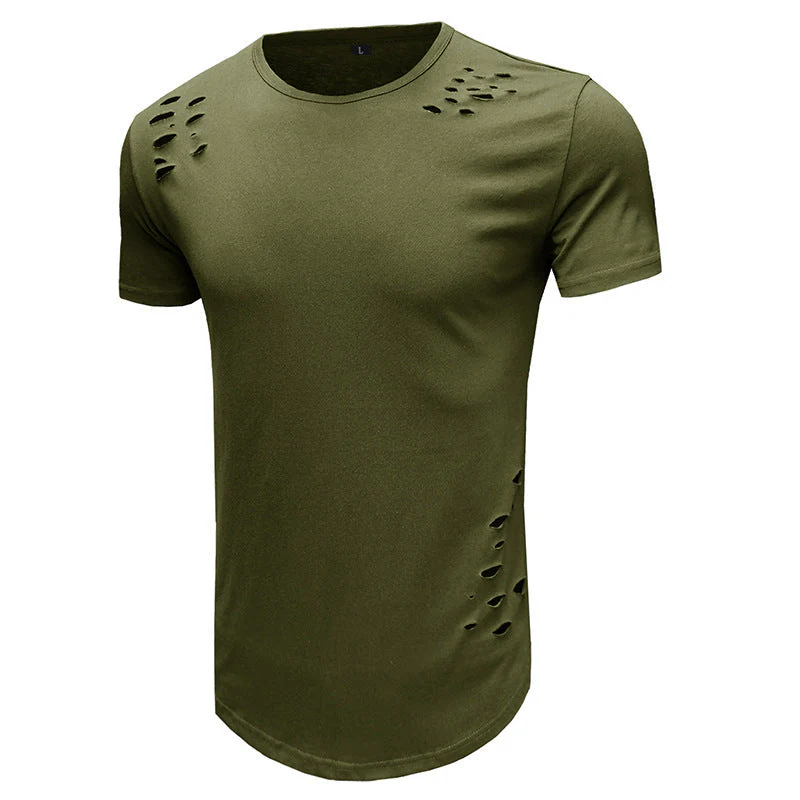 Jolyon® | Men'S Slim Solid Color Crew Neck T-Shirt - Image 9