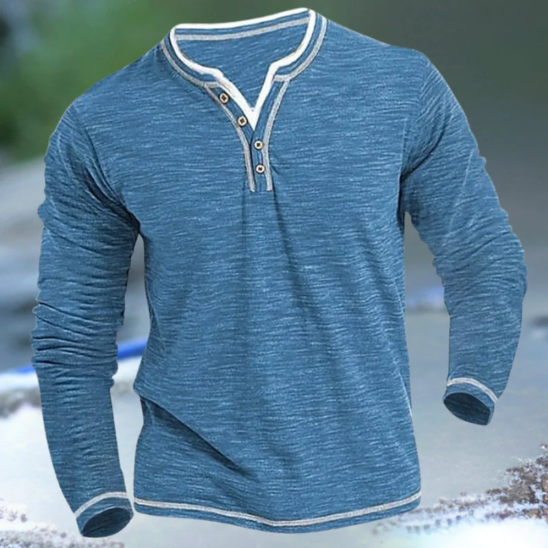 Jon® | Shirt With V-Neck And Long Sleeves - Image 2