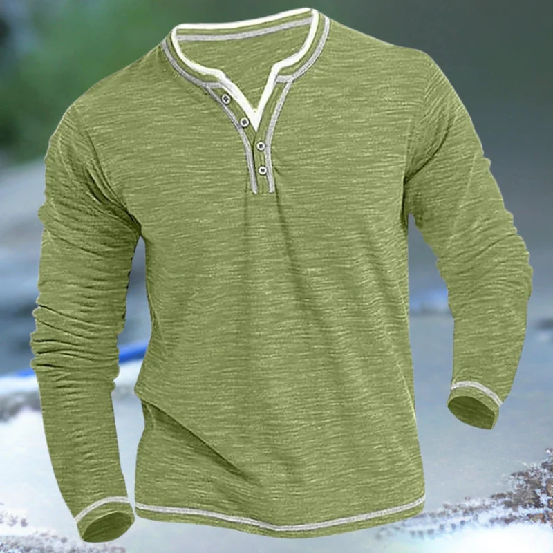 Jon® | Shirt With V-Neck And Long Sleeves - Image 4