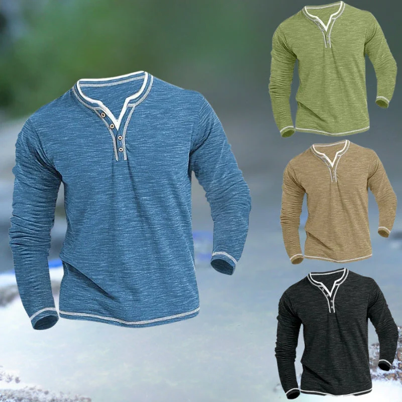 Jon® | Shirt With V-Neck And Long Sleeves - Image 5