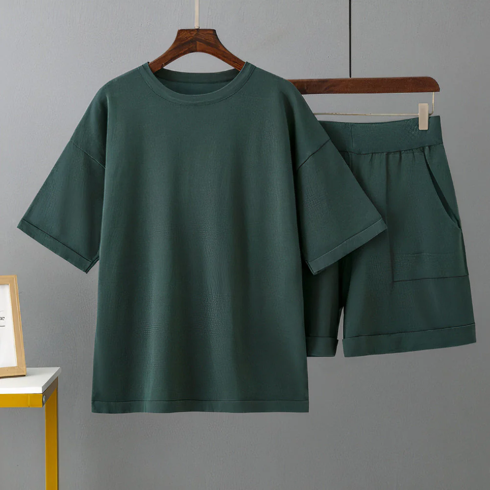 Jon® | Trendy Shirt & Shorts Set For Men - Image 2