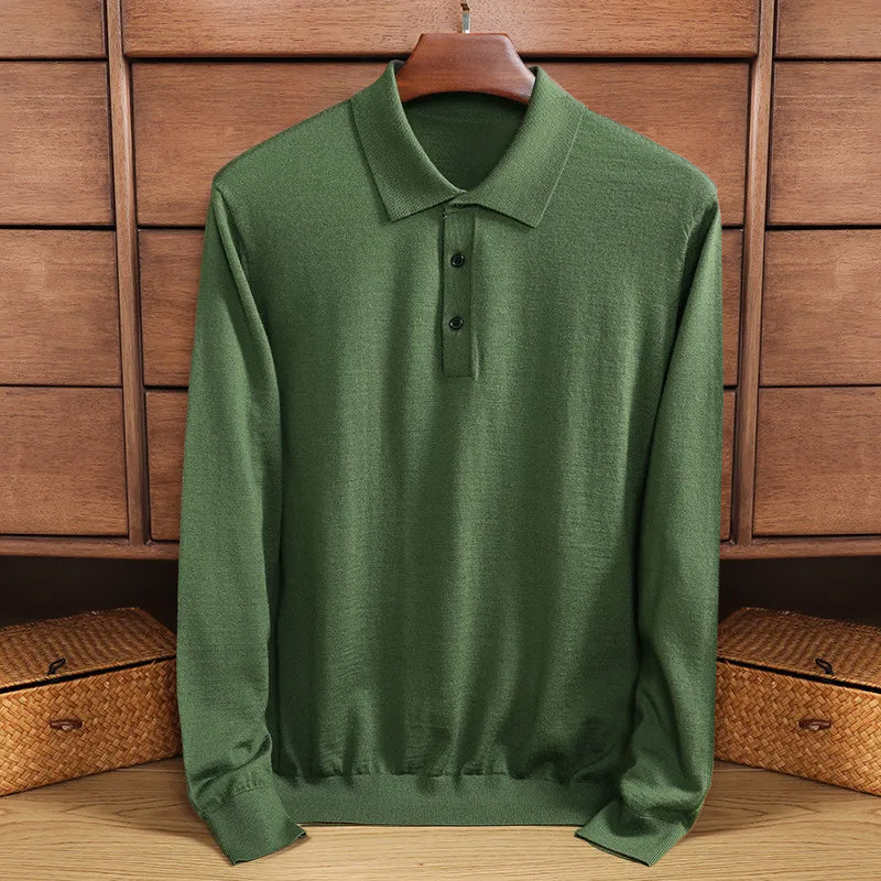 Jonah® | Casual Long-Sleeved Polo Shirt - Image 2